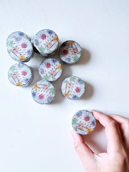 Pepperconarts x The Stationery Selection 'Life is like a rainbow' washi tape