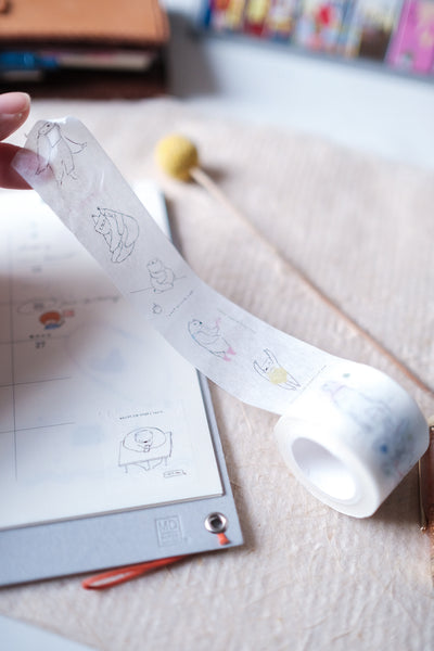 Nemosissy Bear and Rabbit Washi