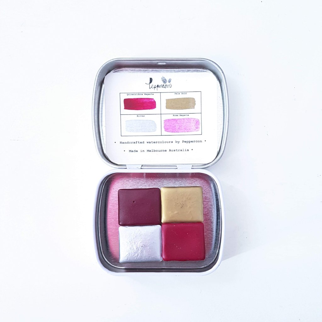 Cherry Blossom set (Spring 2018 edition) Handcrafted watercolours by