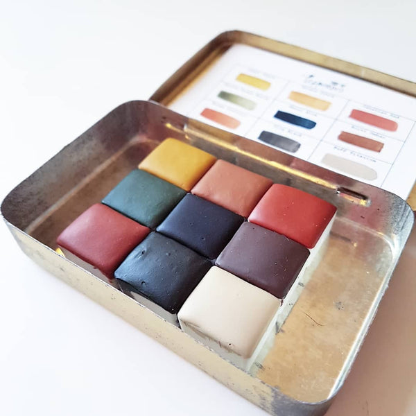 Vintage Palette Mushroom & Feathers Set - Wildwood Collection