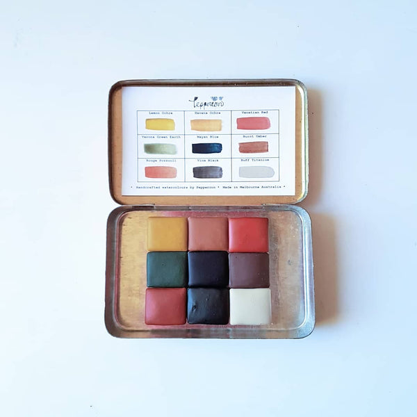 Vintage Palette Mushroom & Feathers Set - Wildwood Collection