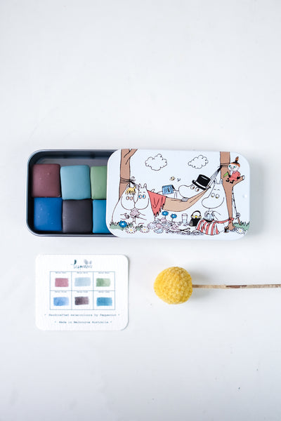 Matsu Fuyu 松 ふゆ Set (half-pans ) - Special Edition with Moomin Tin
